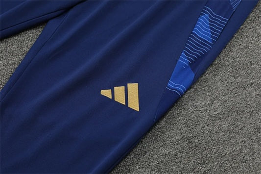 Italie Half-Pull Zip Trainingspak 'Koningsblauw' - VOLWASSENEN