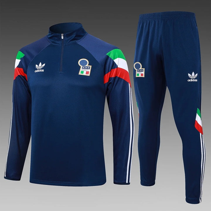 Italie Half-Pull Zip Trainingspak 'Saffier' - VOLWASSENEN
