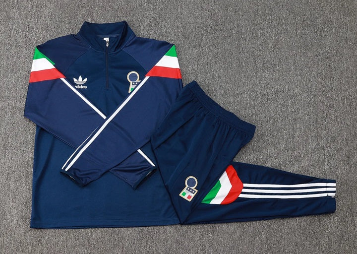 Italie Half-Pull Zip Trainingspak 'Saffier' - VOLWASSENEN