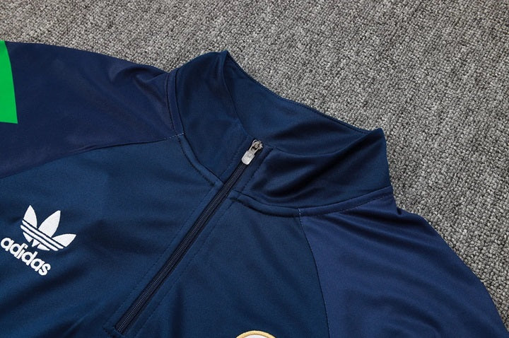 Italie Half-Pull Zip Trainingspak 'Saffier' - VOLWASSENEN