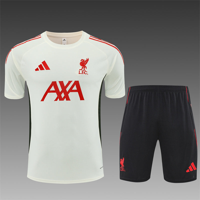 Liverpool Trainingskit 'Wit-Zwart' 25/26 - KINDEREN