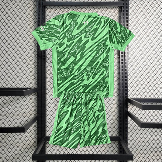 Liverpool Keeper Voetbalkit 'Groen' 24/25 - KINDEREN
