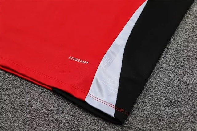 Manchester United Half-Pull Trainingspak 'Rood' - KINDEREN