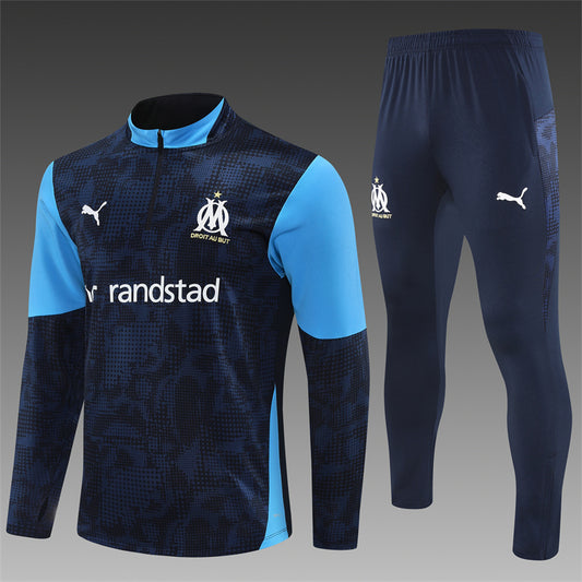 Marseille Half-Pull Trainingspak 'Blauw' 25/26 - VOLWASSENEN