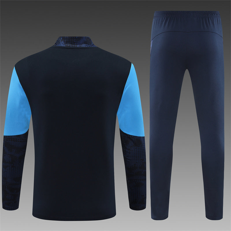 Marseille Half-Pull Trainingspak 'Blauw' 25/26 - KINDEREN