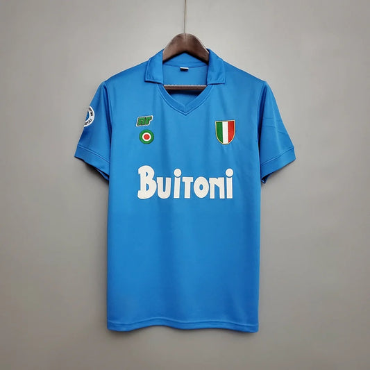 Napoli Retro 'Thuis' Voetbalshirt 87/88 - VOLWASSENEN
