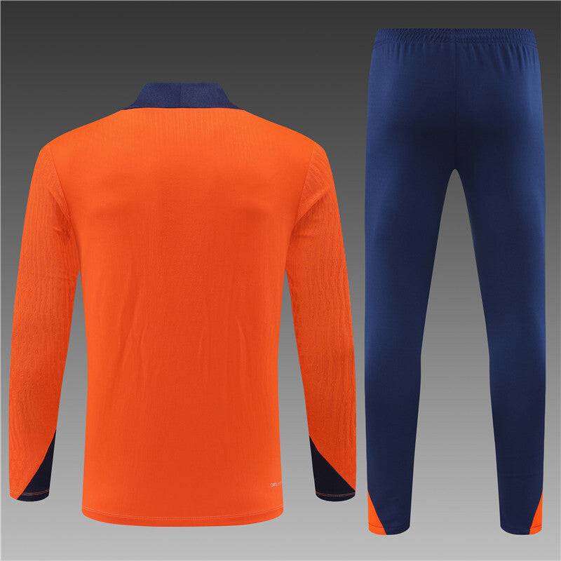 Nederland Half-Pull Trainingspak 'Oranje' 25/26 - KINDEREN