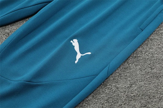 Olympique Marseille Half-Pull Trainingspak 'Wit' - KINDEREN