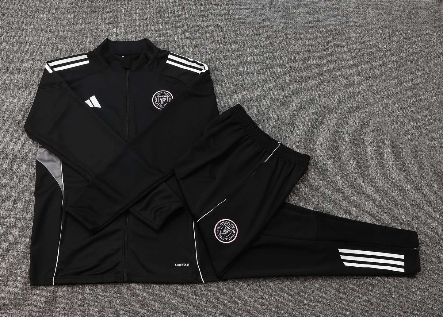 Inter Miami Full-zip Trainingspak 'Zwart' 25/26 - KINDEREN