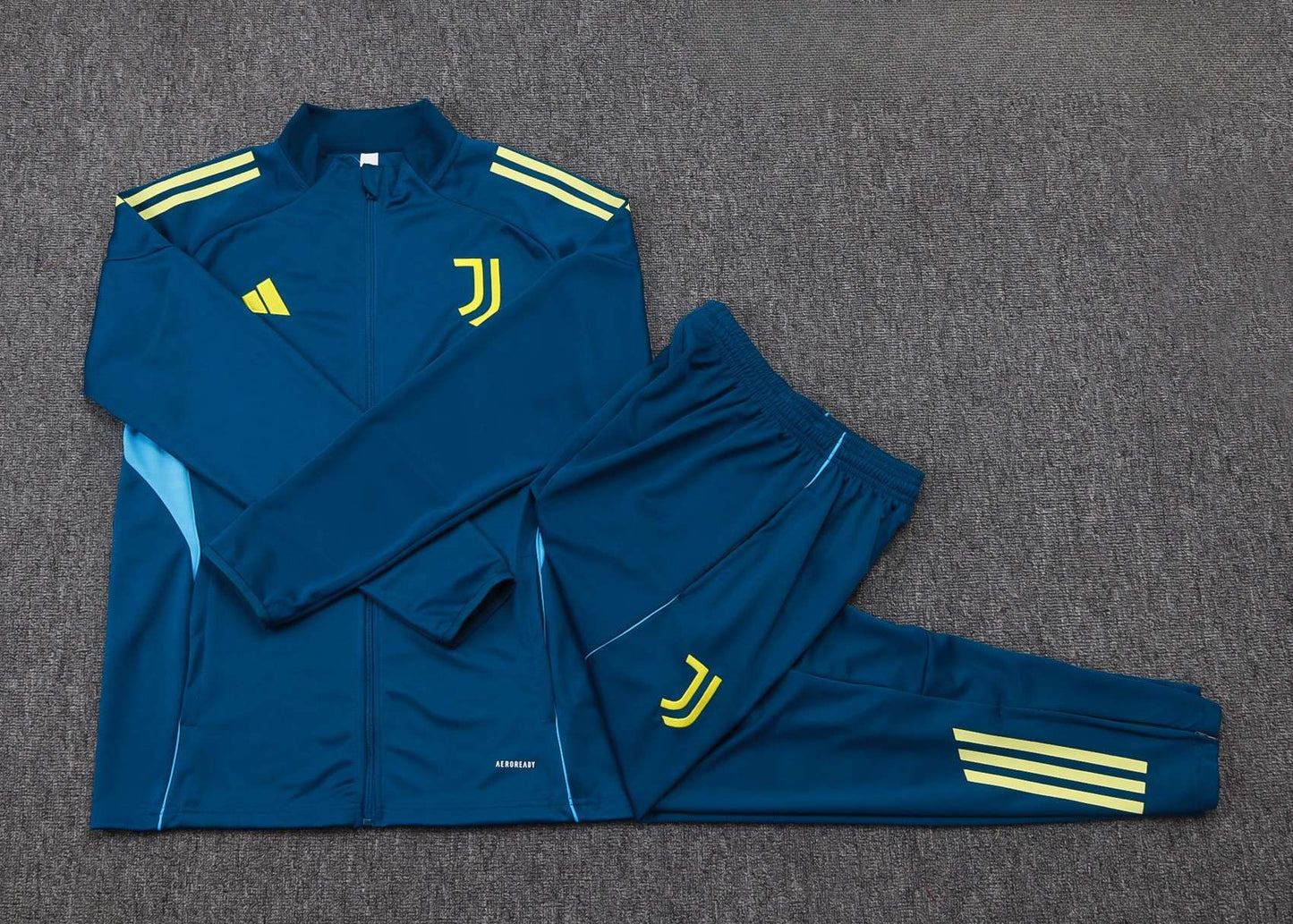 Juventus Full-zip Trainingspak 'Geel-Zwart' 25/26 - KINDEREN
