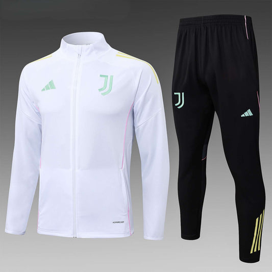 Juventus Full-zip Trainingspak 'Wit' 25/26 - VOLWASSENEN