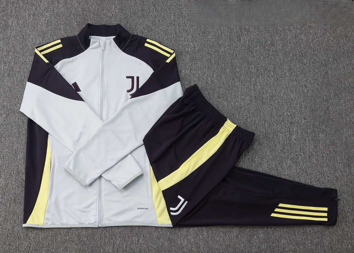 Juventus Full-zip Trainingspak 'Wit-Donkerblauw' 25/26 - KINDEREN