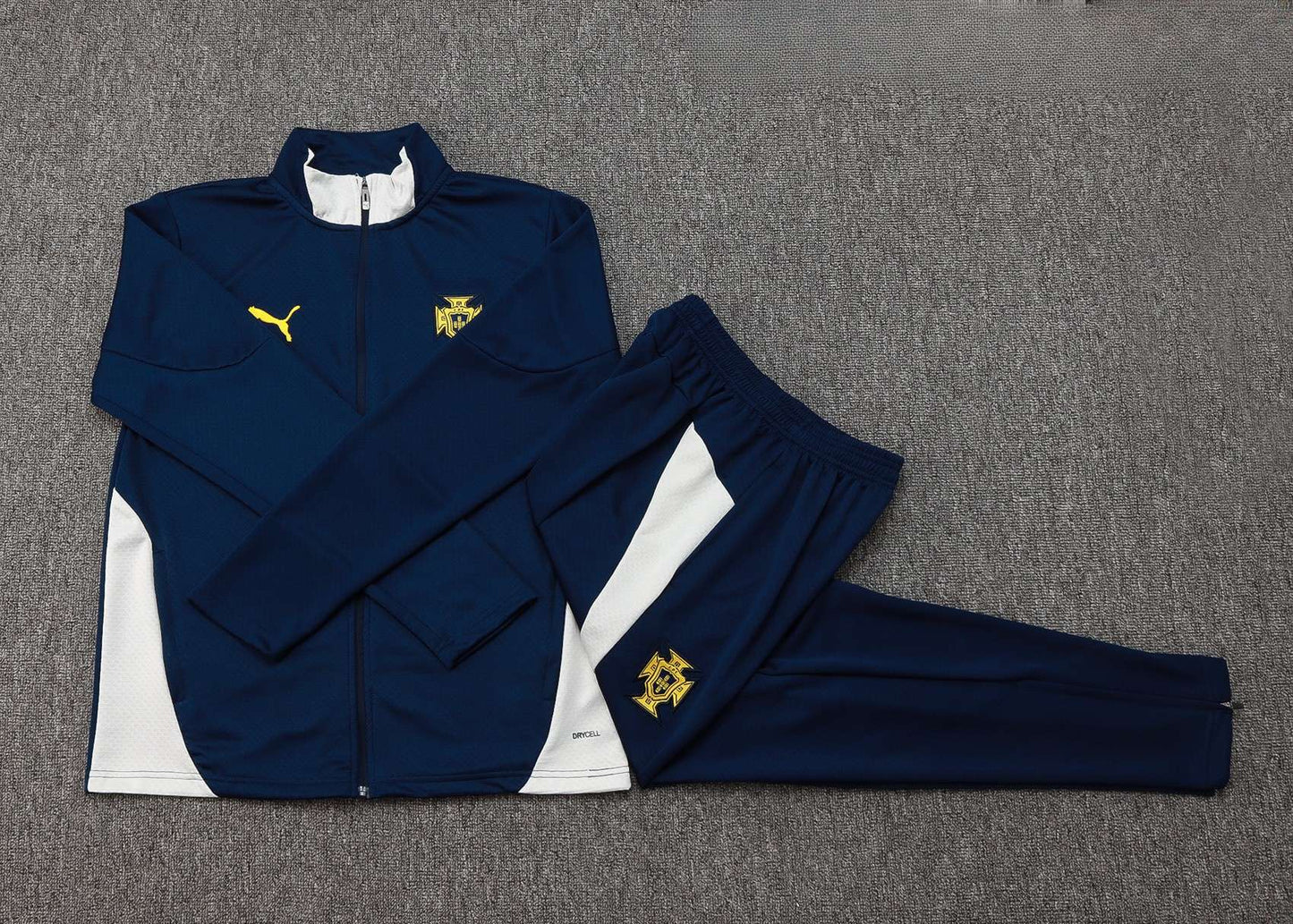 Portugal Full-zip Trainingspak 'Donkerblauw' 25/26 - VOLWASSENEN