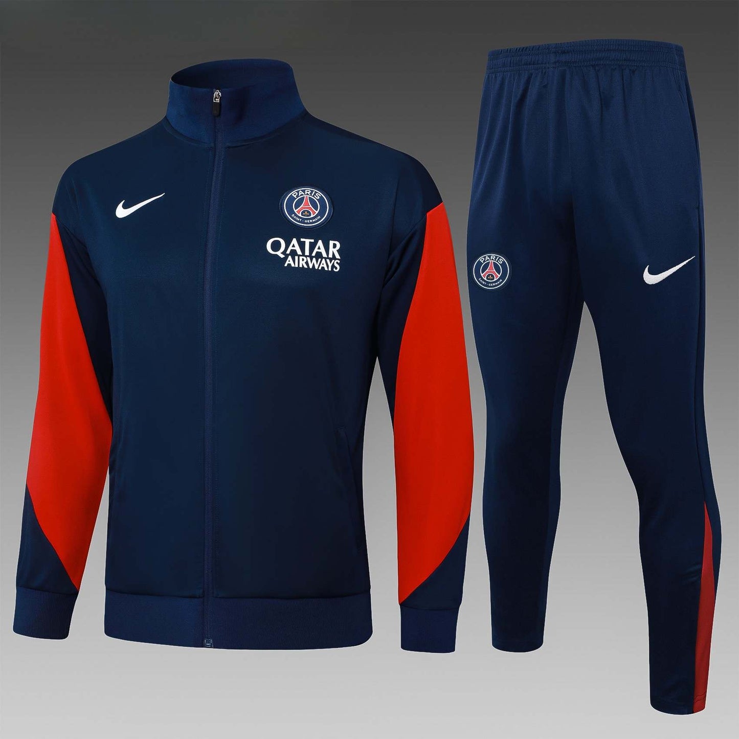 PSG Full-zip Trainingspak 'Donkerblauw-Rood' 25/26 - VOLWASSENEN