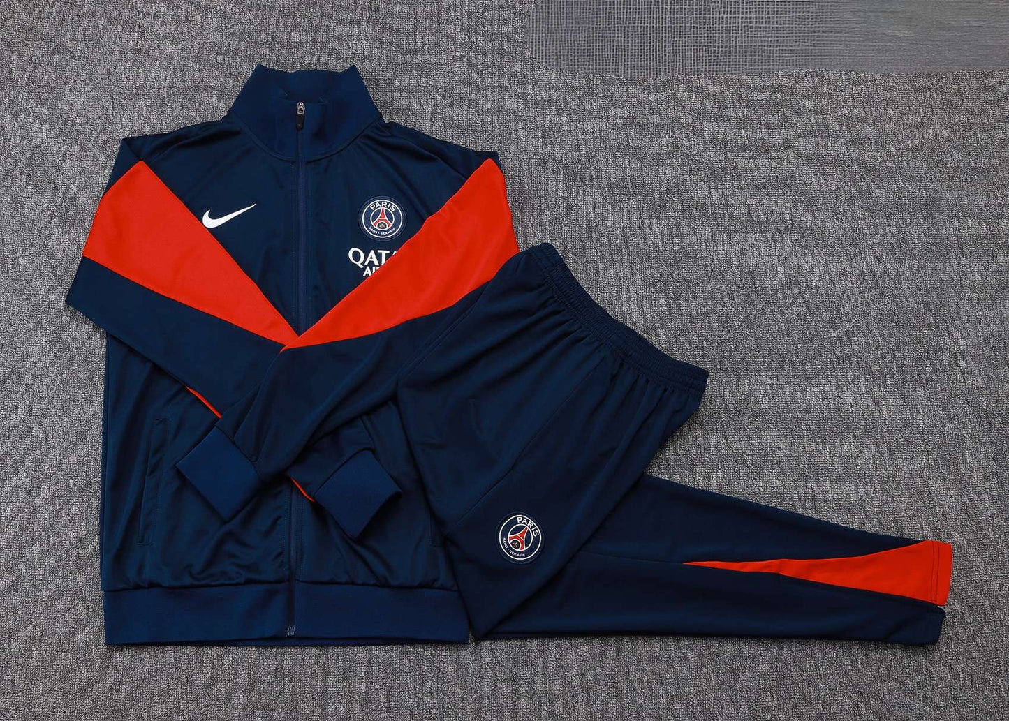 PSG Full-zip Trainingspak 'Donkerblauw-Rood' 25/26 - VOLWASSENEN