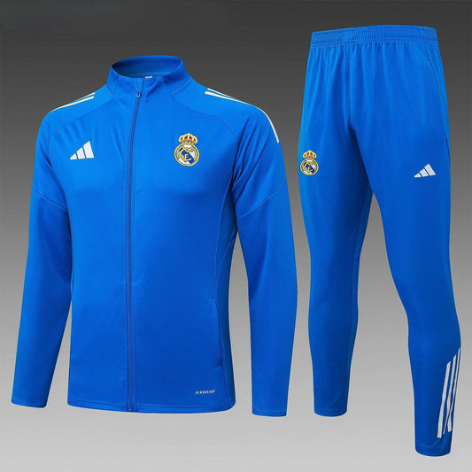 Real Madrid Full-zip Trainingspak 'Blauw' 25/26 - VOLWASSENEN