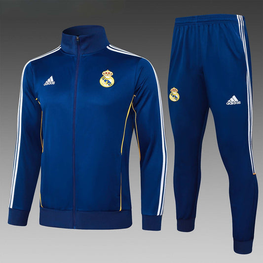 Real Madrid Full-zip Trainingspak 'Donkerblauw' 25/26 - VOLWASSENEN