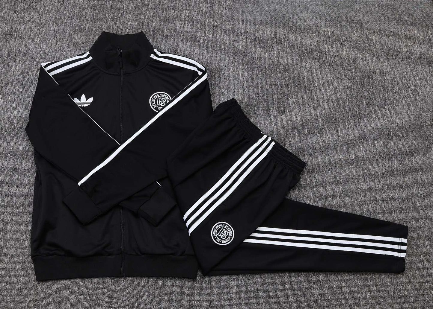 Duitsland Full-zip Trainingspak 'Zwart' 25/26 - VOLWASSENEN