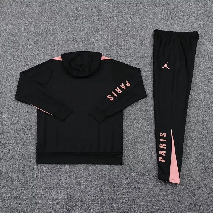 Paris Saint Germain Hooded Trainingspak 'Zwart/Roze' - VOLWASSENEN