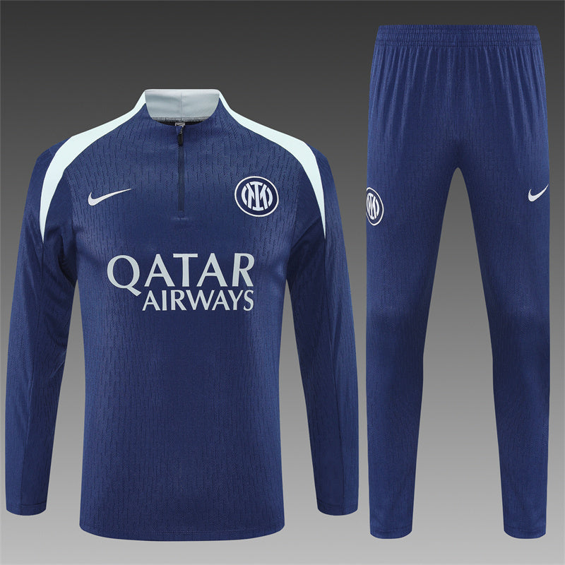 Inter Milan Half-Pull Trainingspak 'Blauw' 25/26 - KINDEREN