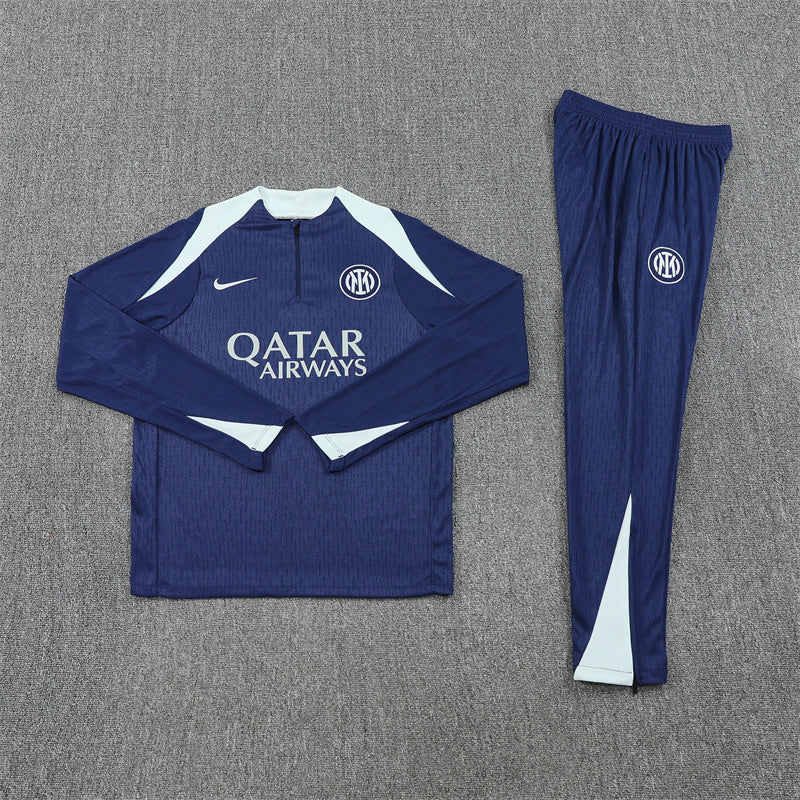 Inter Milan Half-Pull Trainingspak 'Blauw' 25/26 - KINDEREN