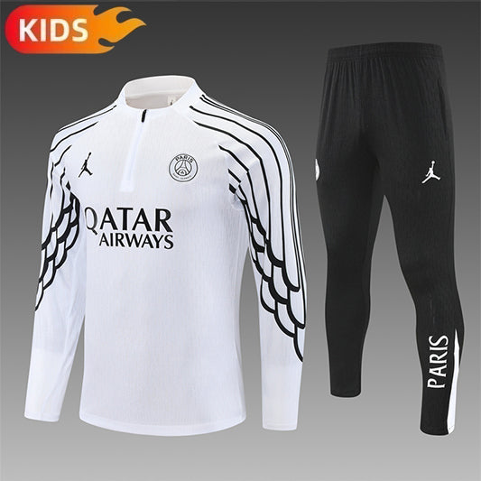 PSG Half-Pull Trainingspak 'Wit' 25/26 - KINDEREN