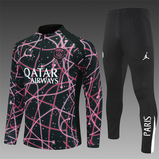 PSG Half-Pull Trainingspak 'Zwart-Roze' 25/26 - VOLWASSENEN