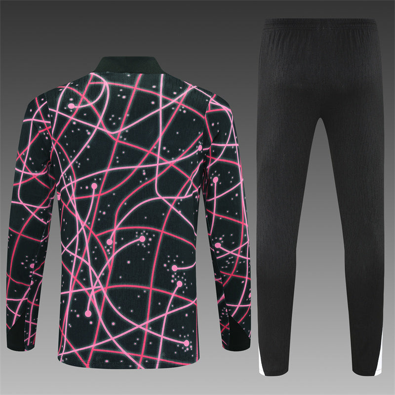 PSG Half-Pull Trainingspak 'Zwart-Roze' 25/26 - VOLWASSENEN