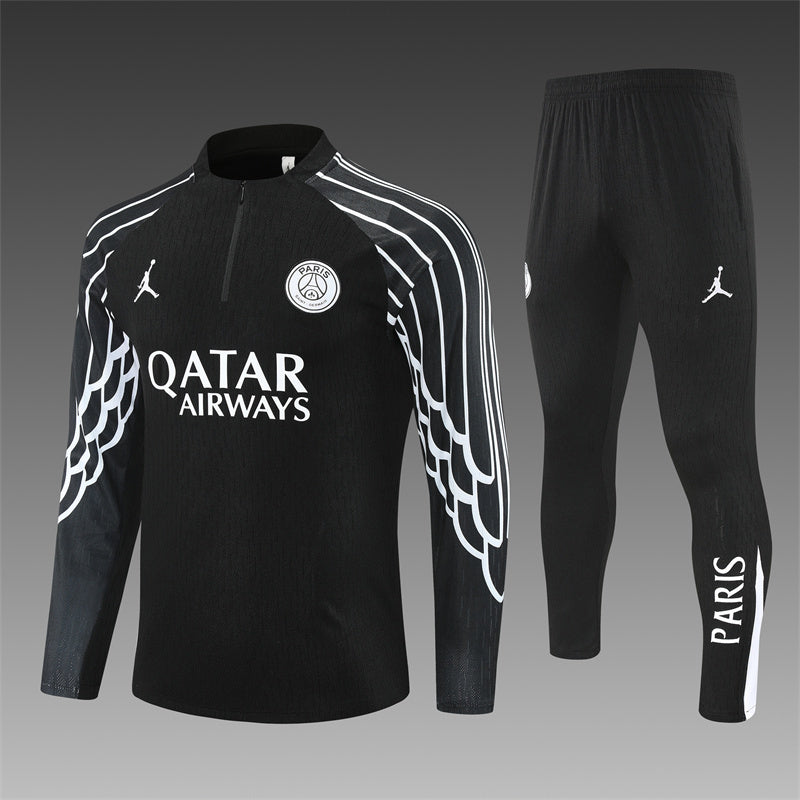 PSG Half-Pull Trainingspak 'Zwart' 25/26 - VOLWASSENEN