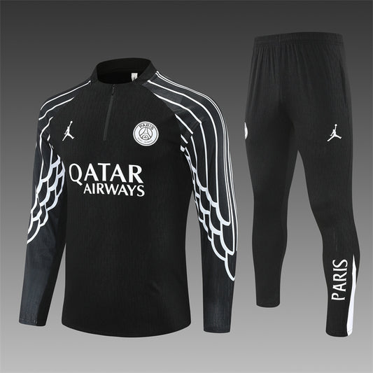 PSG Half-Pull Trainingspak 'Zwart' 25/26 - VOLWASSENEN
