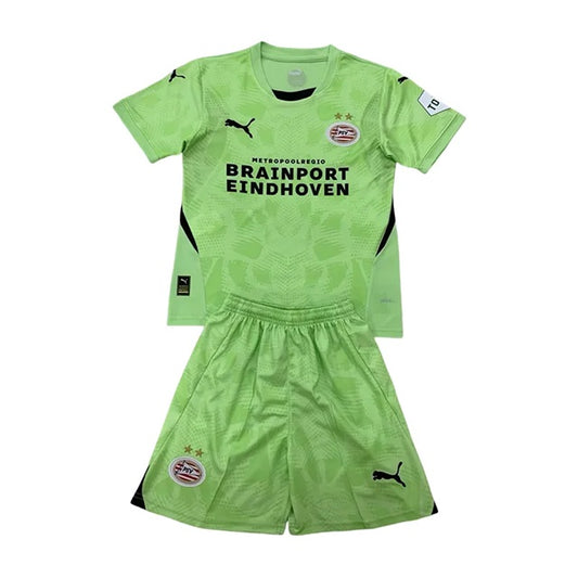 PSV Endhoven Keeper Voetbalkit 'Groen' 24/25 - KINDEREN