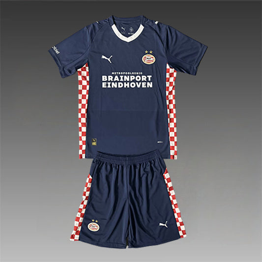 PSV Eindhoven 'Uit' Voetbalkit 25/26 - KINDEREN