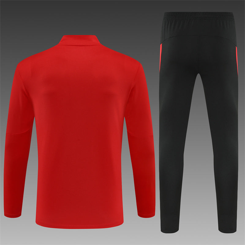 Portugal Half-Pull Trainingspak 'Rood' 25/26 - KINDEREN