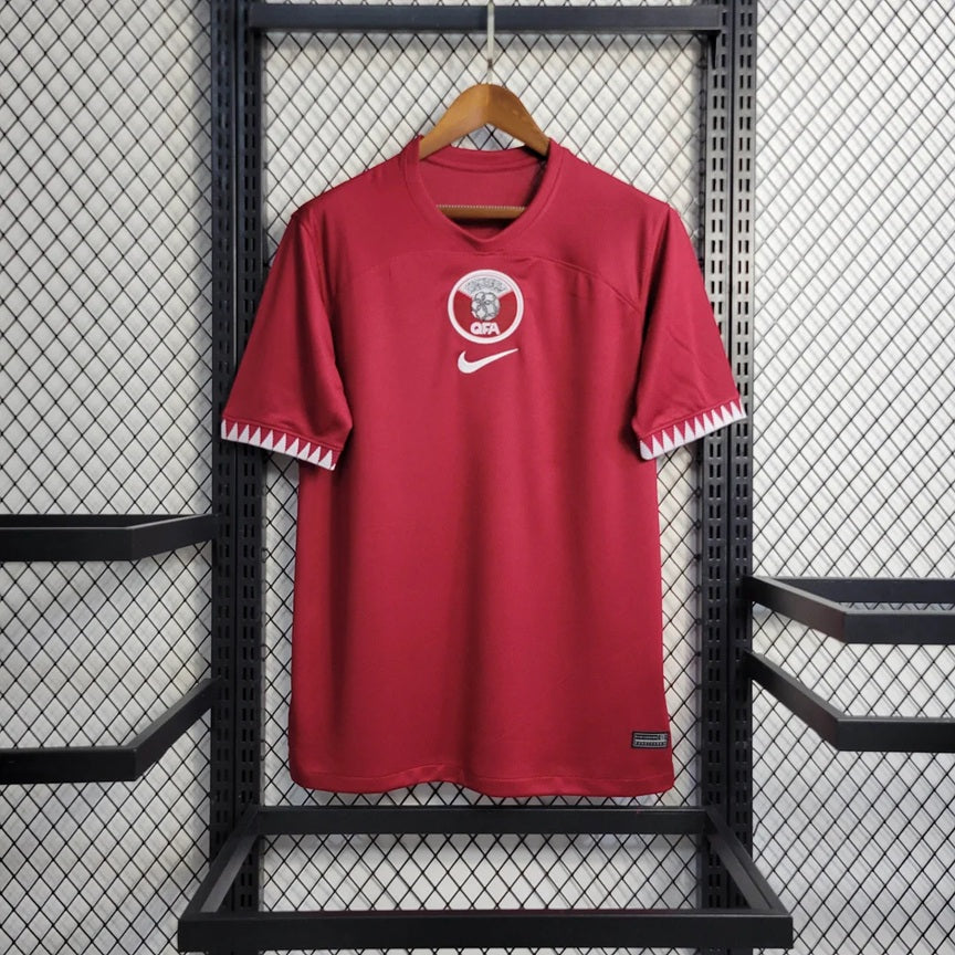 Qatar 'Thuis' Voetbalshirt 2025 - VOLWASSENEN