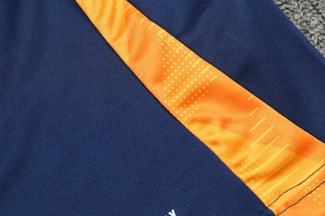 Real Madrid Half-Pull Trainingspak 'Blauw' - VOLWASSENEN