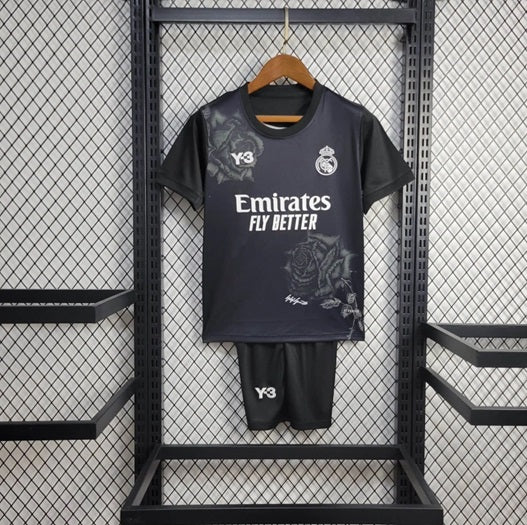 Real Madrid Y-3 Special Edition Voetbalkit 'Zwart' 24/25 - KINDEREN