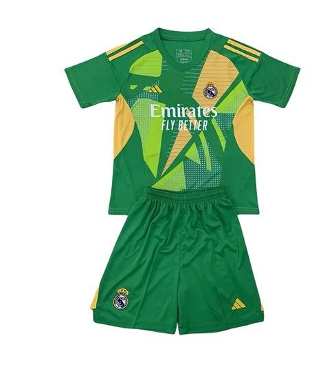 Real Madrid Keeper Voetbalkit 'Groen' 24/25 - KINDEREN