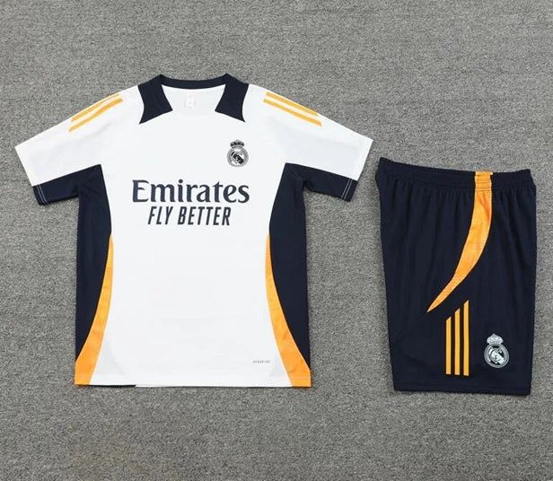 Real Madrid Trainingskit 'Wit-Blauw-Oranje' 25/26 - KINDEREN