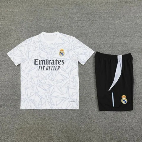 Real Madrid Trainingskit 'Wit-Grijs' 25/26 - VOLWASSENEN