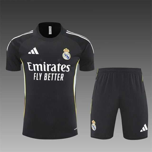 Real Madrid Trainingskit 'Zwart' 25/26 - VOLWASSENEN