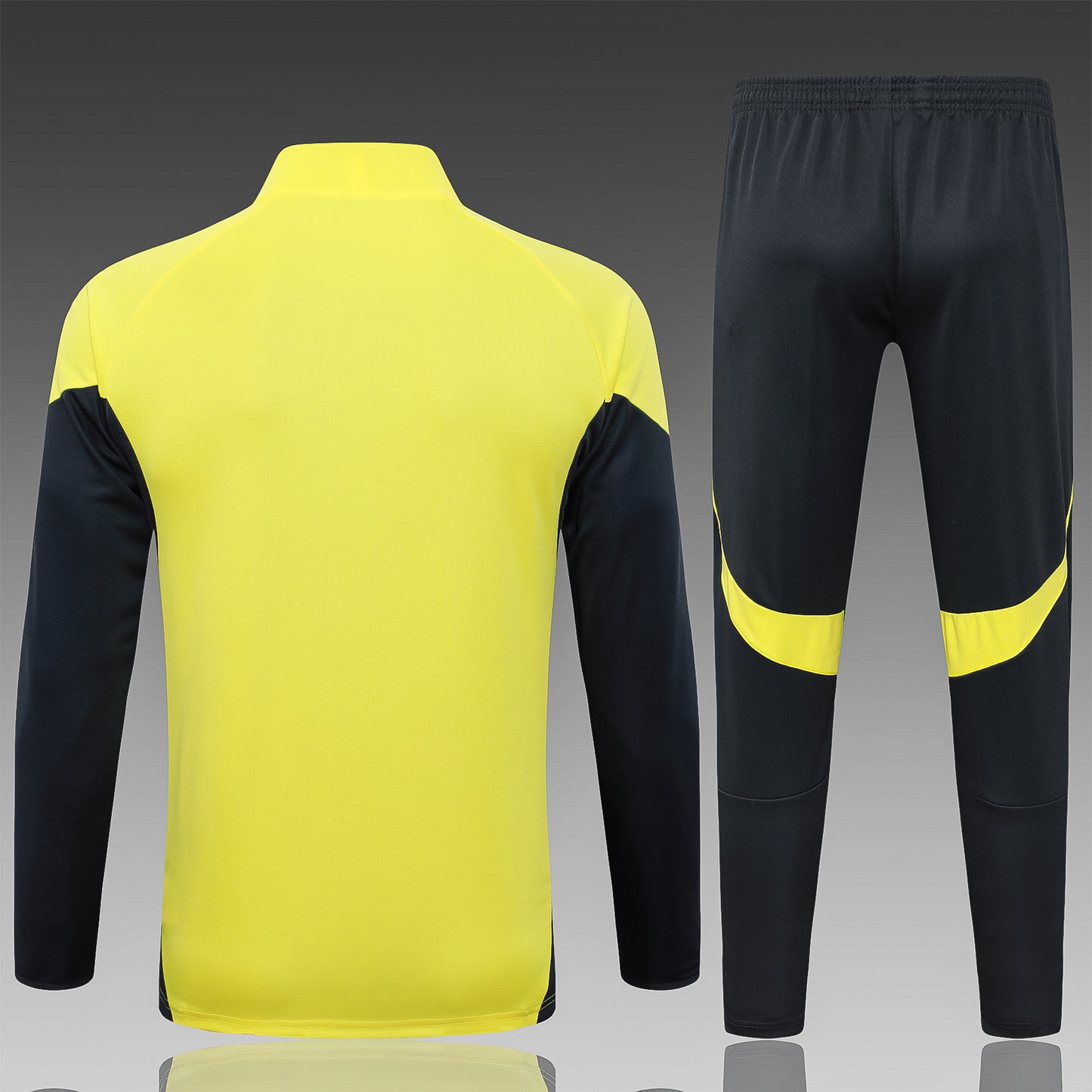 Real Madrid Full-zip Trainingspak 'Geel-Zwart' 25/26 - VOLWASSENEN