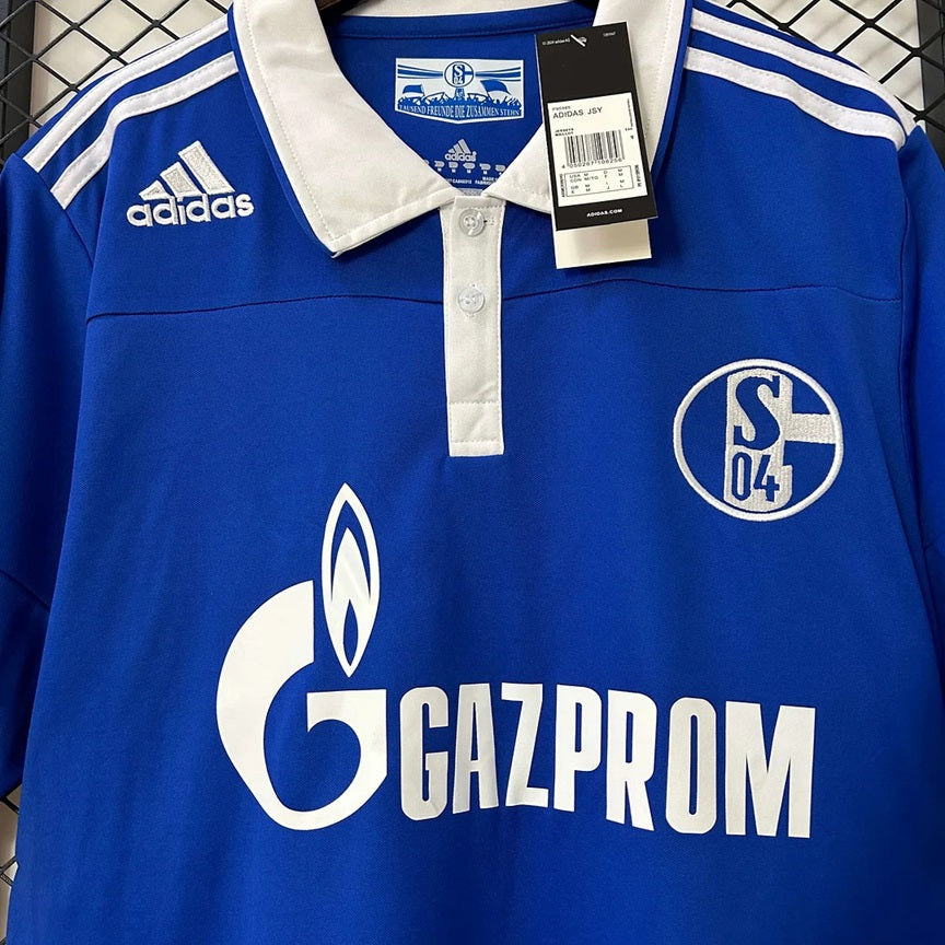 Schalke 04 Retro 'Thuis' Voetbalshirt 10/11 - VOLWASSENEN