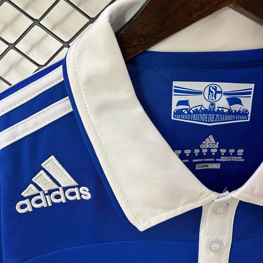 Schalke 04 Retro 'Thuis' Voetbalshirt 10/11 - VOLWASSENEN