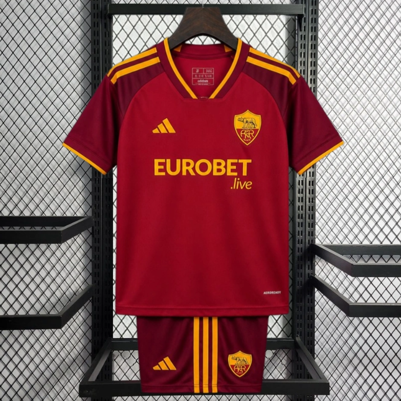 AS Roma 'Thuis' Voetbalkit 26/27 - KINDEREN