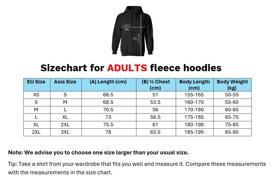 Italie Premium Fleece Hoodie - VOLWASSENEN