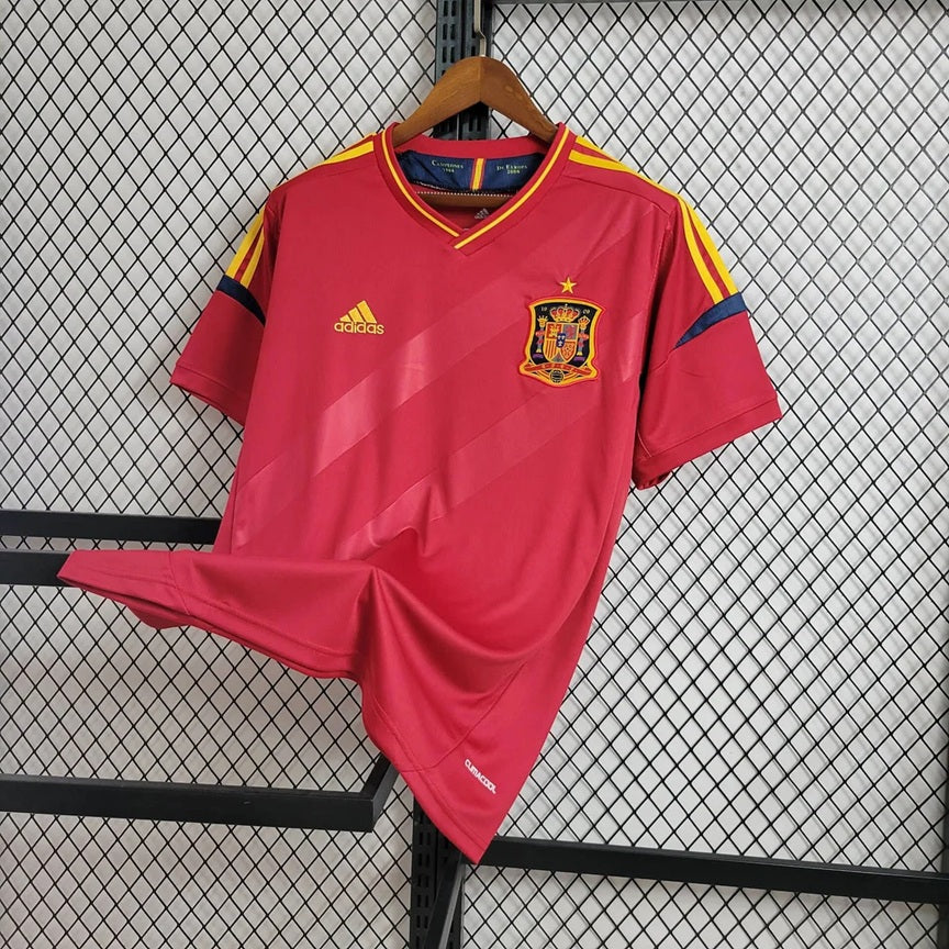 Spanje Retro 'Thuis' Voetbalshirt 2012 - VOLWASSENEN