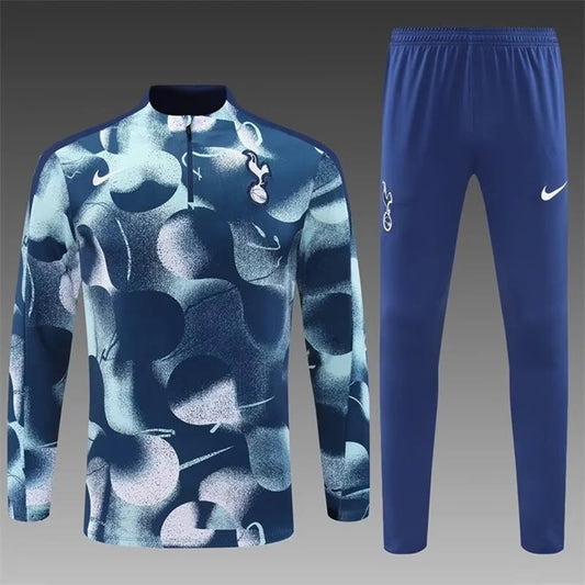 Tottenham Half-Pull Trainingspak 'Blauw' - VOLWASSENEN