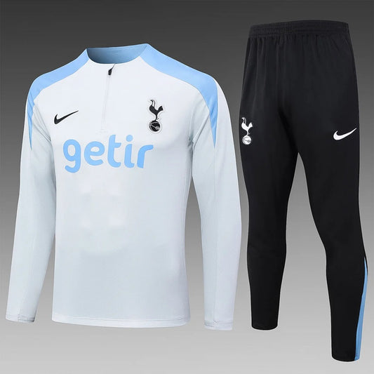 Tottenham Half-Pull Trainingspak 'Wit' - VOLWASSENEN