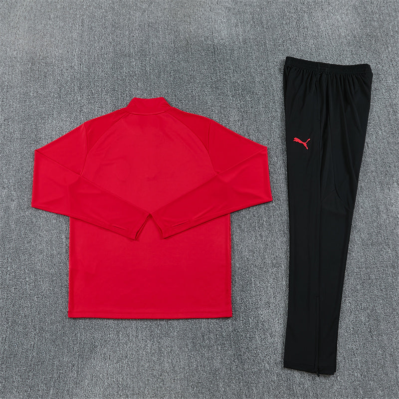 AC Milan Half-Pull Trainingspak 'Rood' 26/27 - KINDEREN