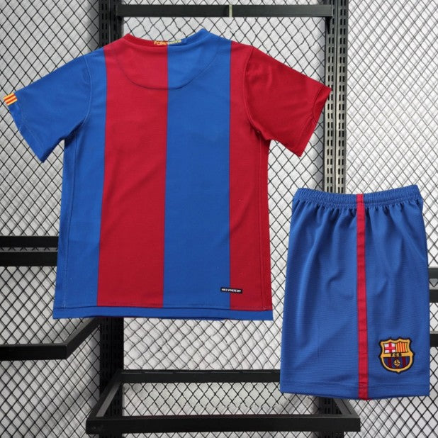 Barcelona Retro 'Thuis' Voetbalkit 06/07 - KINDEREN